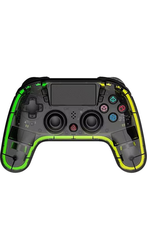 BOOD PS4 Işıklı Şeffaf Kablosuz Oyun Kolu