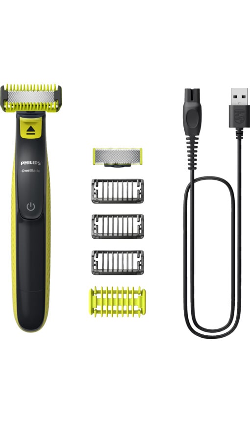 PHILIPS QP2824/10 Oneblade Yüz ve Vücut Şekillendirici Lime Yeşili / Siyah